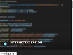 Sites similar to internetexception.com