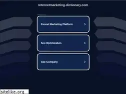 Sites similar to internetmarketing-dictionary.com