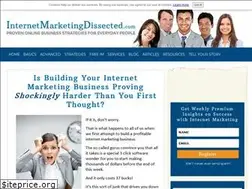 Sites similar to internetmarketingdissected.com