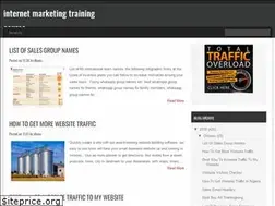 Sites similar to internetmarketingtrainingcoursez.blogspot.com