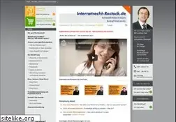 Sites similar to internetrecht-rostock.de
