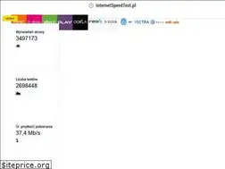 Sites similar to internetspeedtest.pl