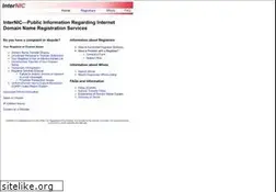 Sites similar to internic.net