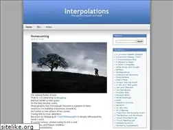 Sites similar to interpolations.wordpress.com