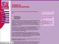 Sites similar to interpretingsolutionsinc.com