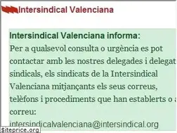 Sites similar to intersindical.org