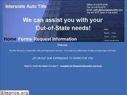 Sites similar to interstateautotitle.com