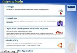 Sites similar to intertwingly.net
