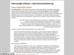 Sites similar to intervencaourbana.org