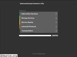 Sites similar to interventionservicesinc.info