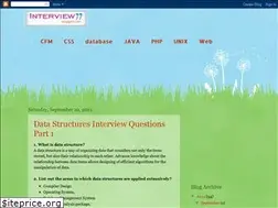 Sites similar to interview77.blogspot.in