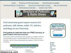 Sites similar to interviewguestsdirectory.com