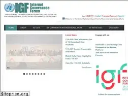 Sites similar to intgovforum.org