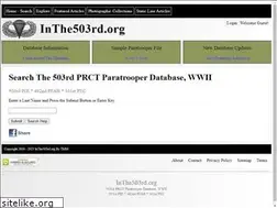 Sites similar to inthe503rd.org