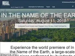 Sites similar to inthenameoftheearth.org