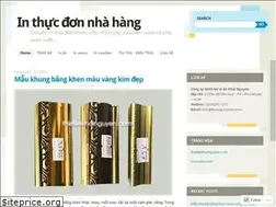 Sites similar to inthucdonnhahang.wordpress.com