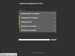 Sites similar to intimacyanddepression.info