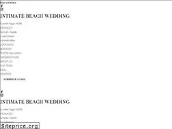 Sites similar to intimatebeachwedding.com