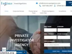 Sites similar to intimeinvestigations.com