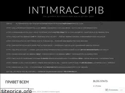 Sites similar to intimracupib.wordpress.com