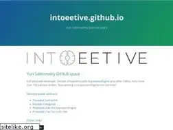 Sites similar to intoeetive.com
