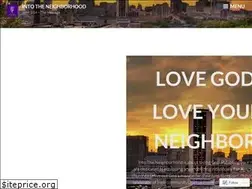 Sites similar to intotheneighborhood.org