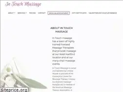 Sites similar to intouchmassagect.net
