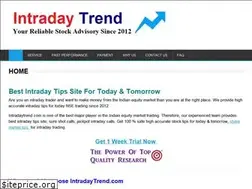 Sites similar to intradaytrend.com