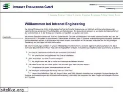 Sites similar to intranet-engineering.de