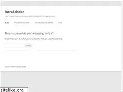 Sites similar to intrascholar.com