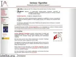 Sites similar to intrinsicalgorithm.com