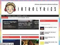Sites similar to introlyrics.com