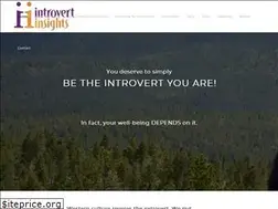Sites similar to introvertinsights.com
