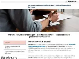 Sites similar to intrumschuldinvordering.be