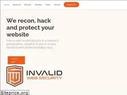 Sites similar to invalidwebsecurity.info