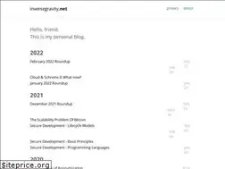Sites similar to inversegravity.net