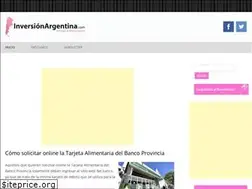 Sites similar to inversionargentina.com