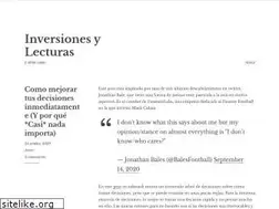 Sites similar to inversionesylecturas.com