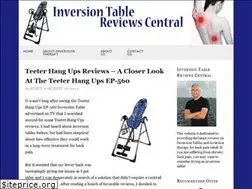 Sites similar to inversiontablereviewscentral.com