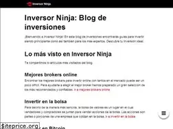 Sites similar to inversorninja.com