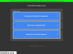 Sites similar to invertirenvalor.com