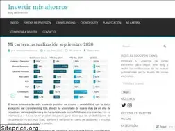 Sites similar to invertirmisahorros.es