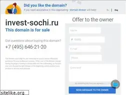 Sites similar to invest-sochi.ru