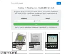 Sites similar to investedinstead.com