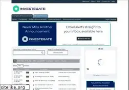 Sites similar to investegate.co.uk