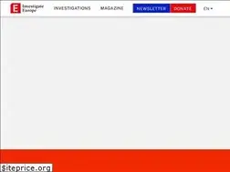 Sites similar to investigate-europe.eu