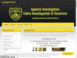 Sites similar to investigatoreprivatocobra.it