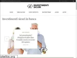 Sites similar to investimenti-sicuri.it