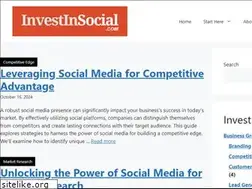 Sites similar to investinsocial.com