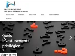 Sites similar to investiralongterme.fr